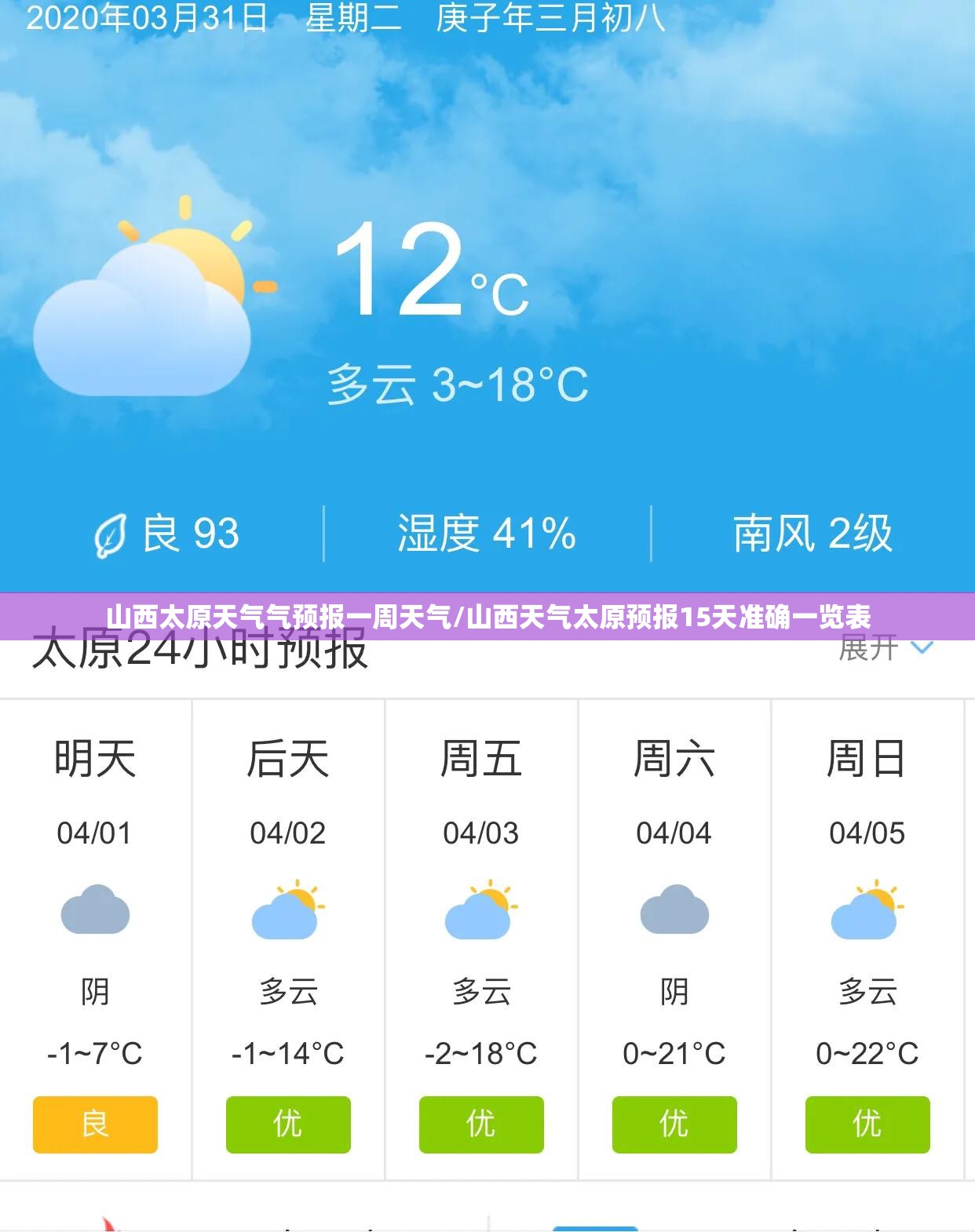 山西太原天气气预报一周天气/山西天气太原预报15天准确一览表 山西太原天气气预报一周天气/山西天气太原预报15天准确一览表