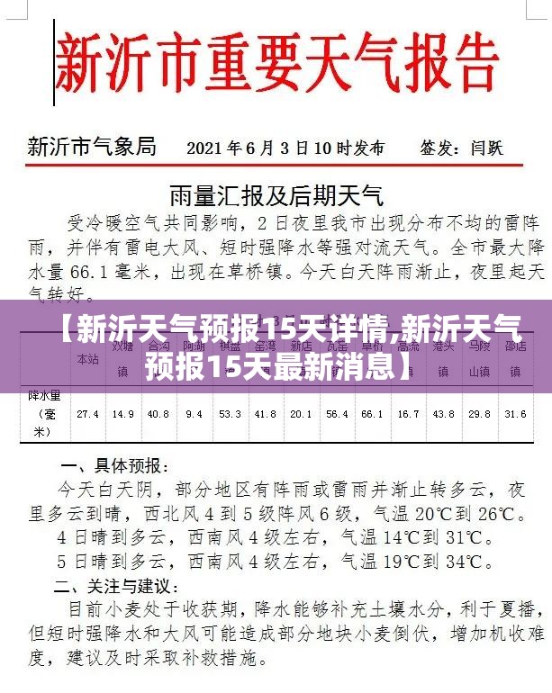 【新沂天气预报15天详情,新沂天气预报15天最新消息】