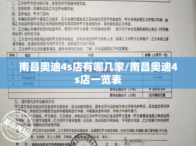 南昌奥迪4s店有哪几家/南昌奥迪4s店一览表