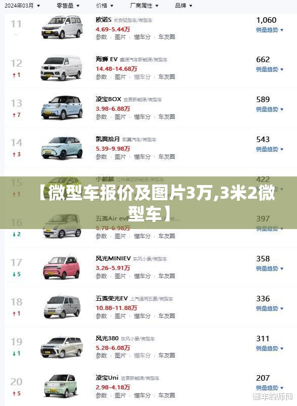 【微型车报价及图片3万,3米2微型车】