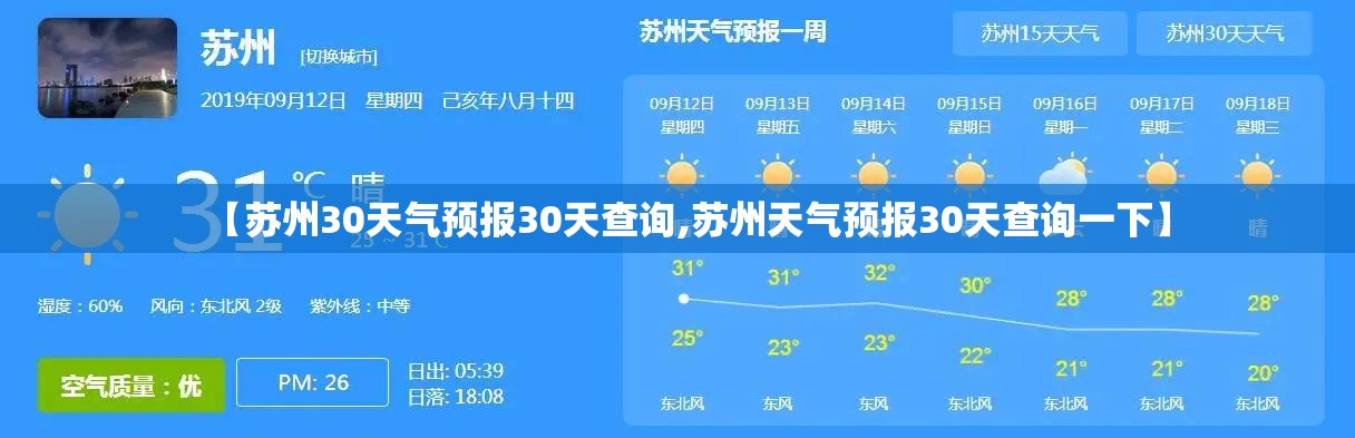 【苏州30天气预报30天查询,苏州天气预报30天查询一下】