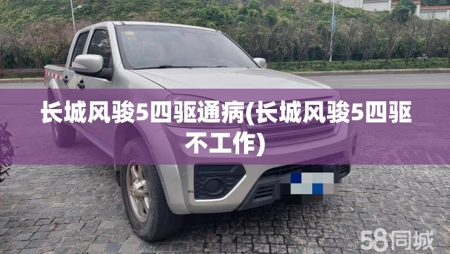 长城风骏5四驱通病(长城风骏5四驱不工作)