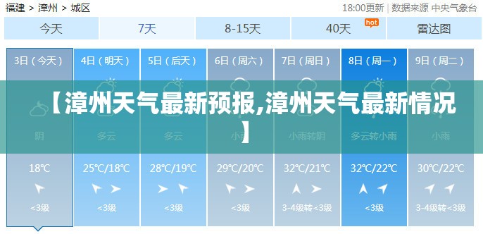 【漳州天气最新预报,漳州天气最新情况】 【漳州天气最新预报,漳州天气最新情况】