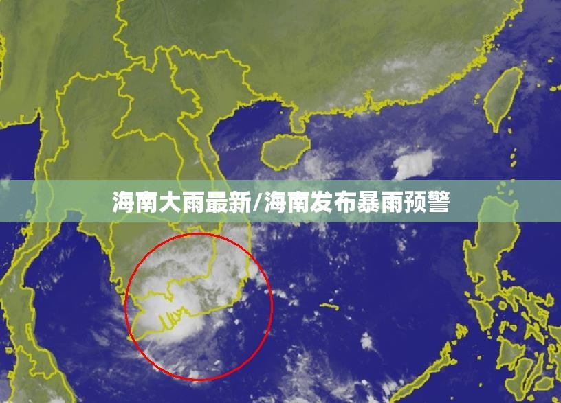 海南大雨最新/海南发布暴雨预警