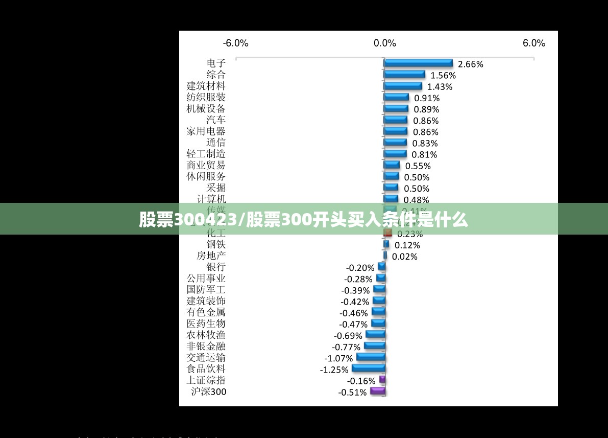股票300423/股票300开头买入条件是什么