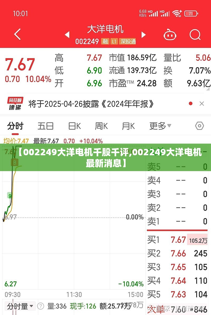 【002249大洋电机千股千评,002249大洋电机最新消息】