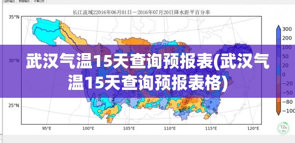 武汉气温15天查询预报表(武汉气温15天查询预报表格) 武汉气温15天查询预报表(武汉气温15天查询预报表格)