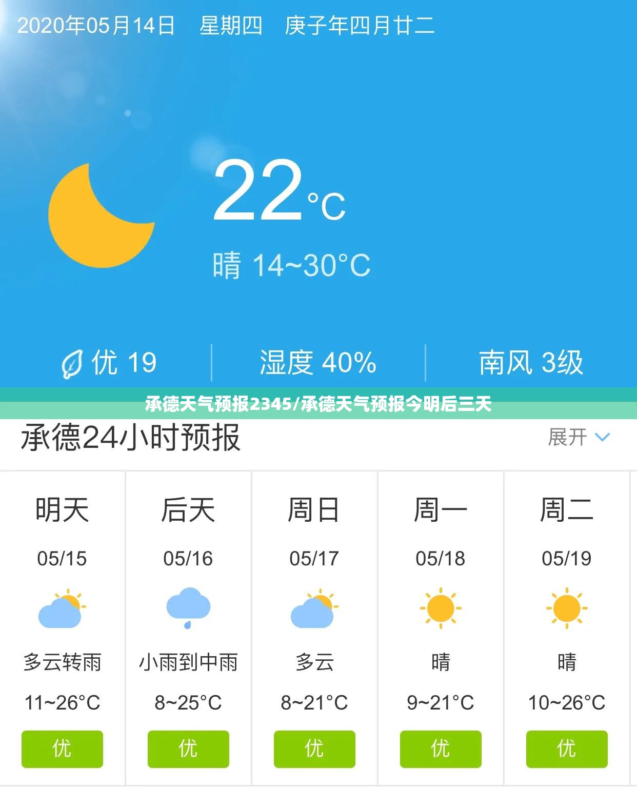承德天气预报2345/承德天气预报今明后三天 承德天气预报2345/承德天气预报今明后三天