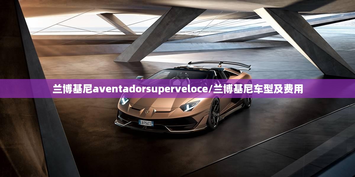 兰博基尼aventadorsuperveloce/兰博基尼车型及费用