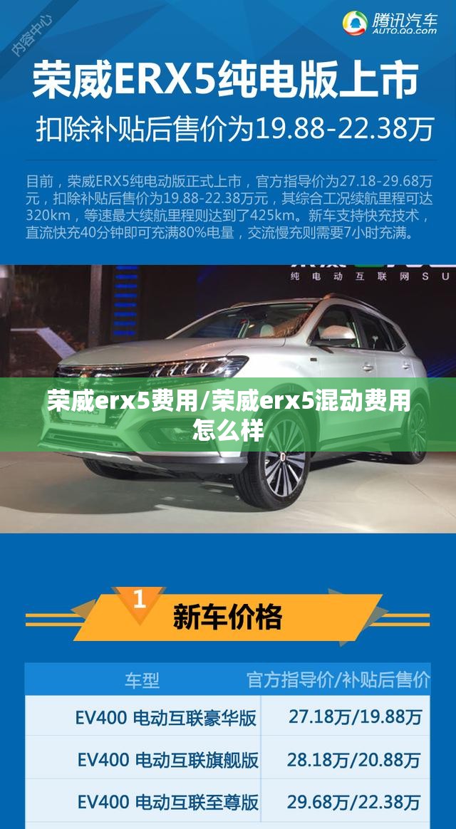 荣威erx5费用/荣威erx5混动费用怎么样