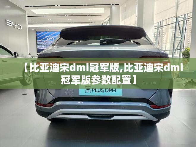 【比亚迪宋dmi冠军版,比亚迪宋dmi冠军版参数配置】