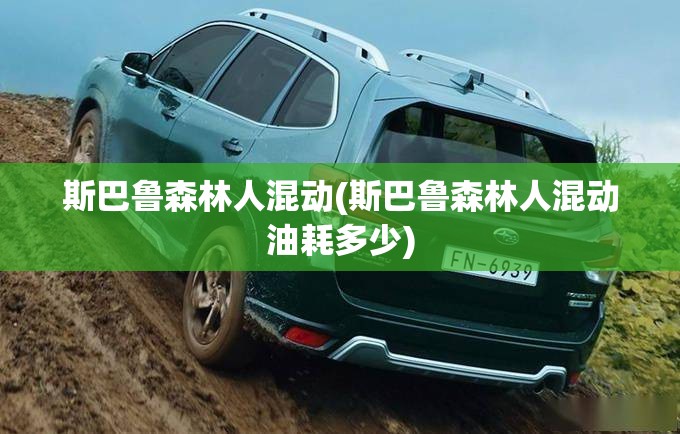 斯巴鲁森林人混动(斯巴鲁森林人混动油耗多少)