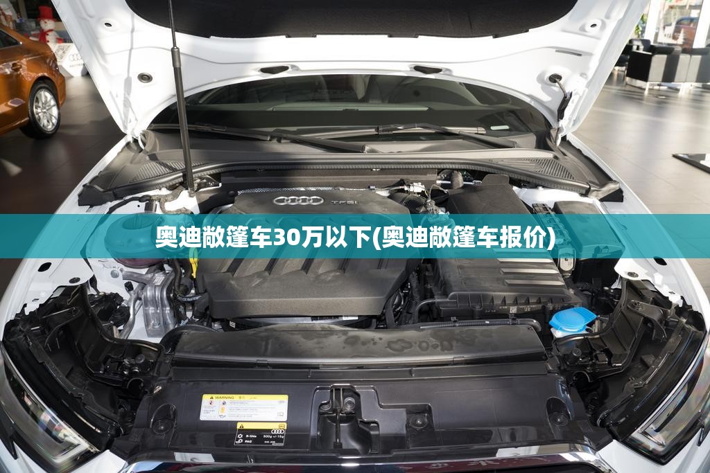 奥迪敞篷车30万以下(奥迪敞篷车报价)