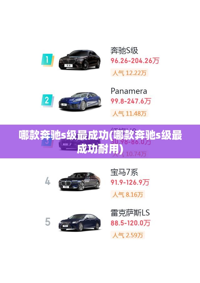 哪款奔驰s级最成功(哪款奔驰s级最成功耐用) 哪款奔驰s级最成功(哪款奔驰s级最成功耐用)