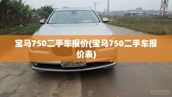 宝马750二手车报价(宝马750二手车报价表)