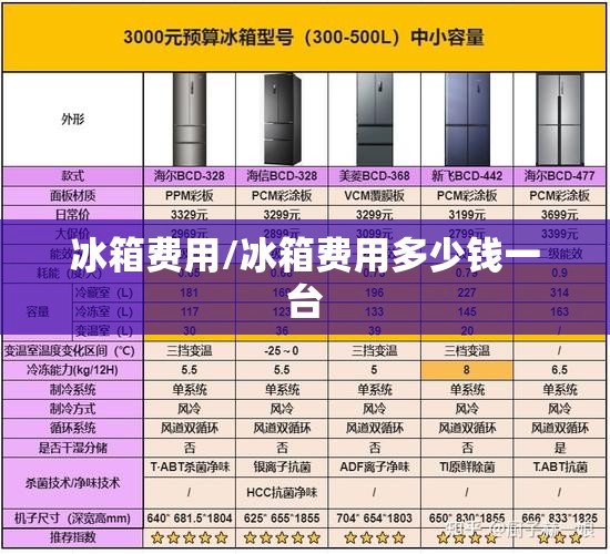 冰箱费用/冰箱费用多少钱一台