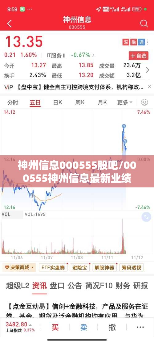 神州信息000555股吧/000555神州信息最新业绩