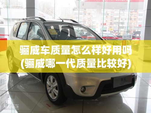 骊威车质量怎么样好用吗(骊威哪一代质量比较好)