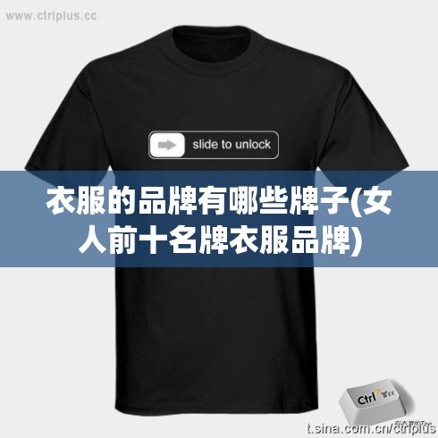 衣服的品牌有哪些牌子(女人前十名牌衣服品牌)