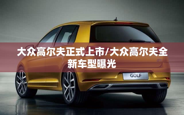 大众高尔夫正式上市/大众高尔夫全新车型曝光 大众高尔夫正式上市/大众高尔夫全新车型曝光