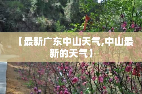 【最新广东中山天气,中山最新的天气】