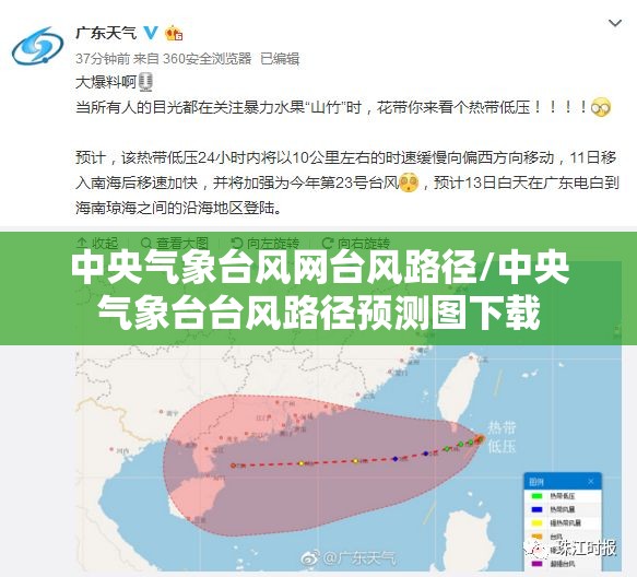 中央气象台风网台风路径/中央气象台台风路径预测图下载